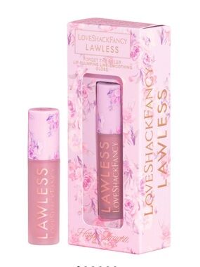 LAWLESS x LoveShackFancy Forget The Filler Lip Plumper Line Smoothing Gloss